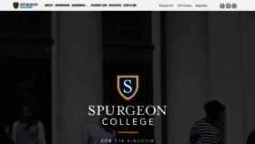 What Spurgeoncollege.com website looked like in 2019 (4 years ago)