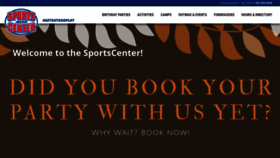 What Sportscenterct.com website looked like in 2019 (4 years ago)