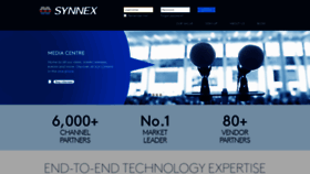 What Synnex.com.au website looked like in 2019 (4 years ago)