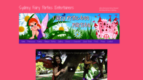 What Sydneyfairyparties.com.au website looked like in 2019 (4 years ago)