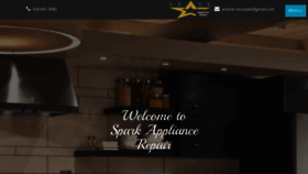 What Sparkappliancerepair.com website looked like in 2019 (4 years ago)