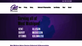 What Swiftnotarygrandrapids.com website looked like in 2019 (4 years ago)