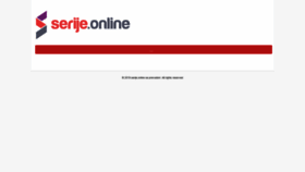 What Serije.online website looked like in 2019 (4 years ago)
