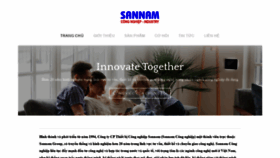 What Sannam.com.vn website looked like in 2019 (4 years ago)
