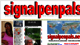 What Signalpenpals.net website looked like in 2019 (4 years ago)