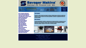 What Savasermakina.com.tr website looked like in 2019 (4 years ago)