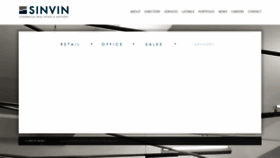 What Sinvin.com website looked like in 2019 (4 years ago)