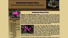 What Southwestdesertflora.com website looked like in 2019 (4 years ago)