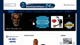What Sanitaetshaus-24.de website looked like in 2019 (4 years ago)