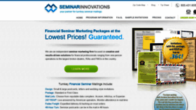 What Seminarinnovations.com website looked like in 2019 (4 years ago)