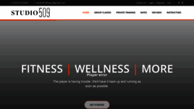 What Studio509fitness.com website looked like in 2019 (4 years ago)