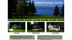 What Sunsetacadia.com website looked like in 2019 (4 years ago)