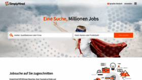 What Simplyhired.ch website looked like in 2019 (4 years ago)