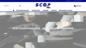 What Scop-pro.com website looked like in 2019 (4 years ago)