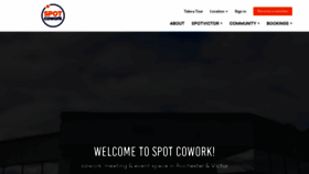 What Spotcowork.com website looked like in 2019 (4 years ago)