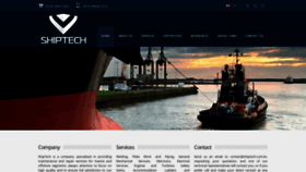 What Shiptech.com.br website looked like in 2019 (4 years ago)