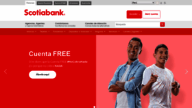 What Scotiabank.com.pe website looked like in 2019 (4 years ago)