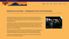 What Sunhawkfarms.com website looked like in 2019 (4 years ago)