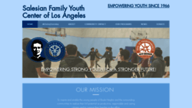What Salesianclubs-la.org website looked like in 2019 (4 years ago)