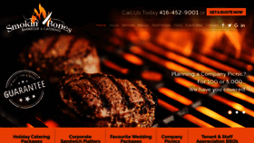 What Smokinbonesbbqcatering.com website looked like in 2019 (4 years ago)