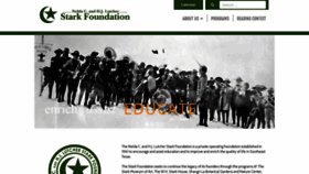 What Starkfoundation.org website looked like in 2019 (6 years ago)