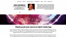 What Spiritgathers.com website looked like in 2019 (4 years ago)