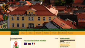 What Stadt-eisfeld.de website looked like in 2019 (4 years ago)