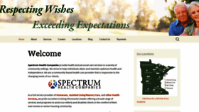 What Spectrumhealthcos.com website looked like in 2019 (4 years ago)