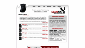 What Spamrats.com website looked like in 2019 (4 years ago)