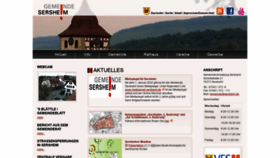 What Sersheim.de website looked like in 2019 (4 years ago)