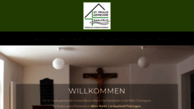What St-paulusgemeinde.info website looked like in 2019 (4 years ago)