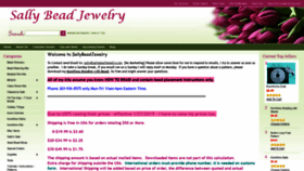 What Sallybeadjewelry.com website looked like in 2019 (4 years ago)