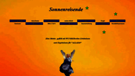 What Sonnenreisende.de website looked like in 2019 (4 years ago)