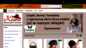 What Sklep-klara.pl website looked like in 2019 (4 years ago)