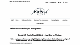 What Sewingdirect.co.nz website looked like in 2019 (4 years ago)