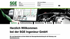 What Sge-ing.de website looked like in 2019 (4 years ago)