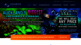 What Stealthaquatic.co.nz website looked like in 2019 (4 years ago)