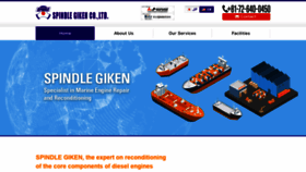 What Spindle-giken.com website looked like in 2019 (4 years ago)