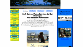 What San-juan-del-sur-info.com website looked like in 2019 (4 years ago)