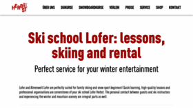 What Skischule-lofer.at website looked like in 2019 (4 years ago)