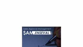 What Sam.enseval.com website looked like in 2019 (4 years ago)