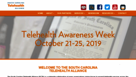 What Sctelehealth.org website looked like in 2019 (4 years ago)