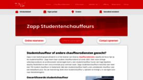 What Studentenchauffeurs.nl website looked like in 2019 (4 years ago)