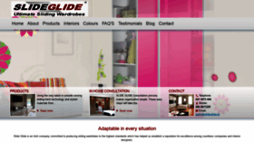 What Slideglide.ie website looked like in 2019 (4 years ago)