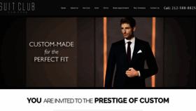 What Suitclubnyc.com website looked like in 2019 (4 years ago)