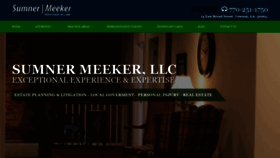 What Sumnermeeker.com website looked like in 2019 (4 years ago)