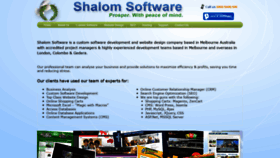 What Shalomsoftware.com.au website looked like in 2019 (4 years ago)