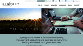 What Synergyaccountants.com.au website looked like in 2019 (4 years ago)