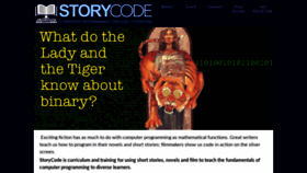 What Storycode.info website looked like in 2019 (4 years ago)