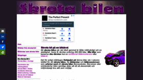 What Skrota-bil.se website looked like in 2019 (4 years ago)